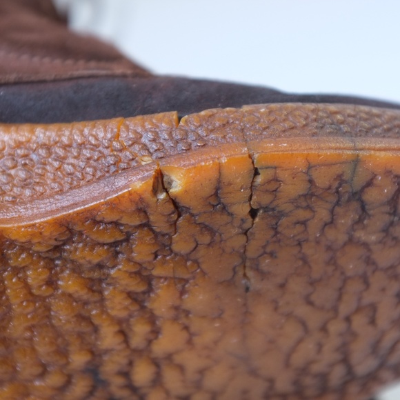 vintage brown suede boots | vtg 1960s brown boots - Picture 16 of 16